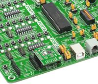 mikroe-1435 MikroElektronika ccRF Click CC2500 RF Transceiver mikroBus Click Board for Active RFID, Game Controllers, Home &