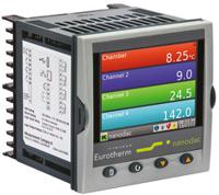 nanodacvlxxlrr Eurotherm NANODAC/VL, 4 Input Channels, 3 Output Channels, Graphical Chart Recorder Measures Current, Millivolt,