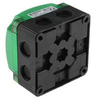 85320060 Werma BWM 853 Series Green Steady Beacon, 115 → 230 V ac, Surface Mount, Wall Mount, LED Bulb, IP66, IP67