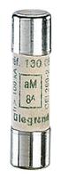 0-130-08 Legrand 8A Ceramic Cartridge Fuse, 10 x 38mm