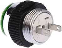skcd-16712 Signal Construct Green Panel Mount Indicator, 12 → 14V, 16mm Mounting Hole Size, IP67
