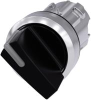 3su1052-2bf10-0aa0 Siemens SIRIUS ACT 3SU10 Series 2 Position Selector Switch Head, 22mm Cutout, Black Handle