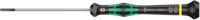 05118008001 Wera Slotted Precision Screwdriver, 2.5 x 0.4 mm Tip, 80 mm Blade, 177 mm Overall