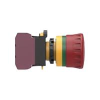 pbes22n01r TE Connectivity PBES22 Series Emergency Stop Push Button, Panel Mount, 22.3mm Cutout, 1NC, IP20, IP65
