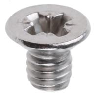 264-6447 RS PRO Pozi M4 Countersunk A2 304 Stainless Steel Machine Screw DIN 965 x 6.0mm