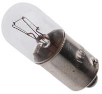 116262-b1820 Orbitec BA9s Indicator Light, Clear, 28 V, 100 mA, 1000h