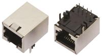 mhrjj88nfras MH Connectors MH Modular Series Female RJ45 Connector, STP Shield Right Angle 8P8C -Way