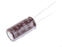 eky-100ell332mk25s CHEMI-CON 3300μF Aluminium Electrolytic Capacitor 10V dc, Radial, Through Hole - EKY-100ELL332MK25S