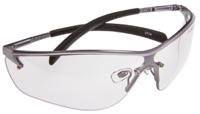 silpsi Bolle Safety SILIUM Anti-Mist UV Safety Glasses, Clear PC Lens, Vented