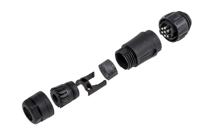 c016-30h006-110-12 Amphenol Industrial Circular Connector, 6 Contacts, Cable, Standard Connector, Plug, Male, IP67, Ecomate M Series