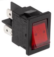 h8553vbnaa Arcolectric (Bulgin) Ltd Illuminated DPST, On-Off Rocker Switch Panel Mount