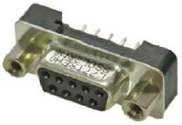 l717tseh09pol2rm5 Amphenol Communications Solutions L717TS 9 Way Through Hole D-sub Connector Plug, with 4-40 UNC Threaded Inserts,