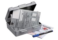 note-box Drive Belt Diagnostic Kit containing 2 x pads of label stickers Smudge resistent marker