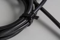 811-1527 RS PRO Cable Tie, 750mm x 7.5 mm, Black Nylon, Pk-100