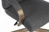 221-6335 RS PRO Grey Fabric Executive Chair, 115kg Weight Capacity