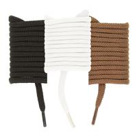 0416vrnoir JLF Pro Black 100% Polyester Shoe Laces, 120cm