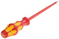 05006165001 Wera Pozidriv Insulated Screwdriver, PZ2 Tip, 200 mm Blade, VDE/1000V, 305 mm Overall