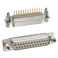 172-025-212r911 Norcomp 172 25 Way Panel Mount D-sub Connector Socket, 10.9mm Pitch, with 4-40 Screw Locks, Boardlocks