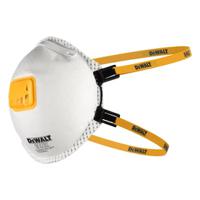 dxirffp310 DeWALT DXIRFFP3 Series Disposable Respirator, FFP3, Valved, Moulded