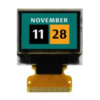 nhd-095-9664g NEWHAVEN DISPLAY INTERNATIONAL 0.95in Blue, Green, Red Passive matrix OLED Display 96 x 64pixels PCB Mount Parallel,