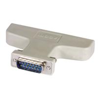 adpt-db15y L-Com D Sub Adapter Male 15 Way D-Sub to Female 15 Way D-Sub