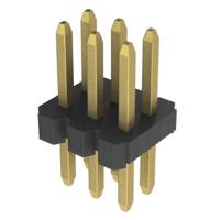 20021111-00006t4lf Amphenol Communications Solutions Minitek127 Series Vertical Through Hole PCB Header, 6 Contact(s), 1.27 mm Pitch, 2