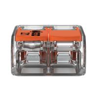 221-612 WAGO 221 Series Lever Connector, 2-Way, 41A, 20 → 10 AWG Wire, Cage Clamp Termination
