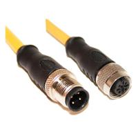 c4ac05m005 Mueller Electric Male 4 way Straight Male to Female 4 way Straight Female Sensor Actuator Cable, 5 m