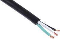 731-6204 RS PRO Unterminated Straight Type B US Plug Plug Power Cord, 2m
