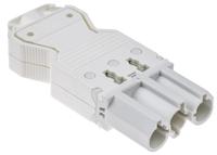 9293230530 Wieland GST18i3 Series Mini Connector, 3-Pole, Male, Cable Mount, 20A, IP40