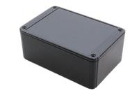 rl6175bk Hammond RL Series Black ABS General Purpose Enclosure, IP54, Flanged, Black Lid, 40 x 65 x 105mm