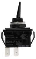 c1750hoaai Arcolectric (Bulgin) Ltd Toggle Switch, Panel Mount, On-Off, DPST, Tab Terminal