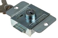 2303-5100ca Euro-Locks a Lowe & Fletcher group Company Steel Padlockable Door Bolt