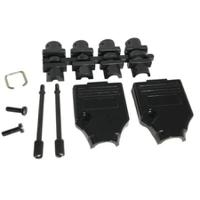 970-009-040r011 Norcomp 970 Series Zinc D Sub Backshell, 9 Way, Strain Relief