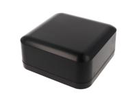 1556fabk Hammond 1556 Series Black ABS, Plastic General Purpose Enclosure, IP54, Flanged, Black Lid, 160 x 160 x 70mm