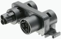 9603002531 Wieland RST20i3 Series Distribution Block, 3-Pole, Male to Female, Panel Mount, 20A, IP68