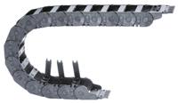 2600060630 Igus 2600, e-chain Black Cable Chain - Flexible Slot, W81 mm x D50mm, L1m, 63 mm Min. Bend Radius, Igumid G