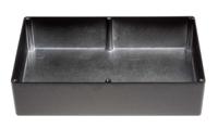 621-4968 RS PRO Black Die Cast Aluminium Enclosure, Black Lid, 222.1 x 145.9 x 55.9mm