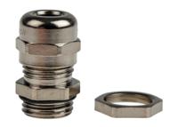 5201570052003490 Lapp SKINTOP Series Metallic Nickel Plated Brass Cable Gland, PG7 Thread, 2mm min., 6.5mm max., IP68