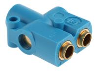 81540005x3 Crouzet 81 Series, Pneumatic Shuttle Valve OR Logic Function 6mm Tube, Tube Connection, 8 bar Max Operating Pressure