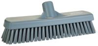 706088 Vikan Hard Bristle Grey Scrubbing Brush, 46mm bristle length, PET bristle material