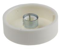 777-7293 RS PRO 38.6mm White Potentiometer Knob for 6mm Shaft Splined
