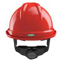 gv932-0000000-000 MSA Safety V - Gard 520 Red Helmet & Hard Hat, Adjustable