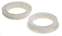 822-9827 RS PRO White Nylon 66 Cable Gland Locknut, M32 Thread, IP68