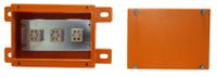 232-0526 RS PRO Orange Steel Junction Box, IP65, 200 x 150 x 100mm