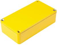 1590byl Hammond 1590 Series Yellow Die Cast Aluminium Enclosure, IP54, Yellow Lid, 112 x 60.5 x 31mm
