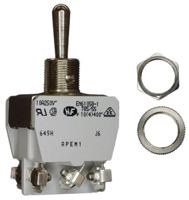 649h APEM Toggle Switch, Panel Mount, On-Off-On, DPDT, Screw Terminal, 400V ac