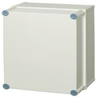 cab-pcq-403023-g-cabinet Fibox CAB Series Light Grey Polycarbonate General Purpose Enclosure, IP66, IP67, IK08, Grey Lid, 400 x 300 x 230mm