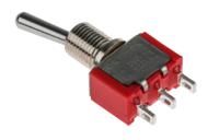 448-0747 RS PRO Toggle Switch, Panel Mount, On-On, SPDT, Solder Terminal