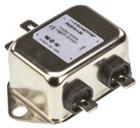 fn2010-1-06 Schaffner, FN2010 1A 250 V ac/dc 0 → 400Hz, Chassis Mount EMI Filter, Fast-On, Single Phase